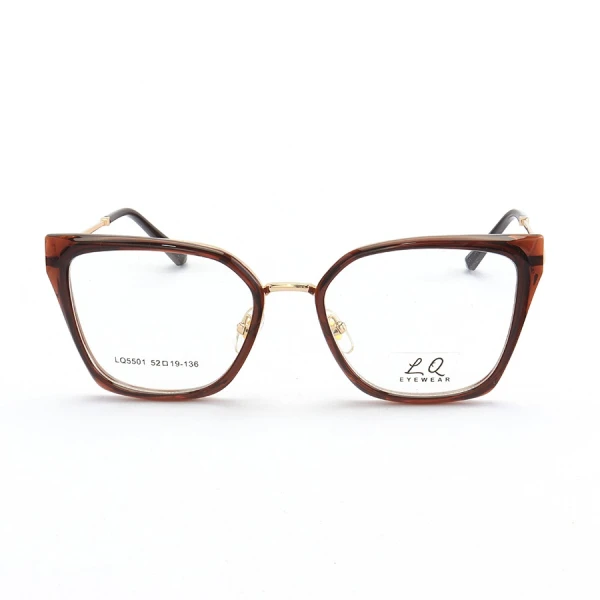 Armação de Óculos Quadrado LQ5501 Marrom