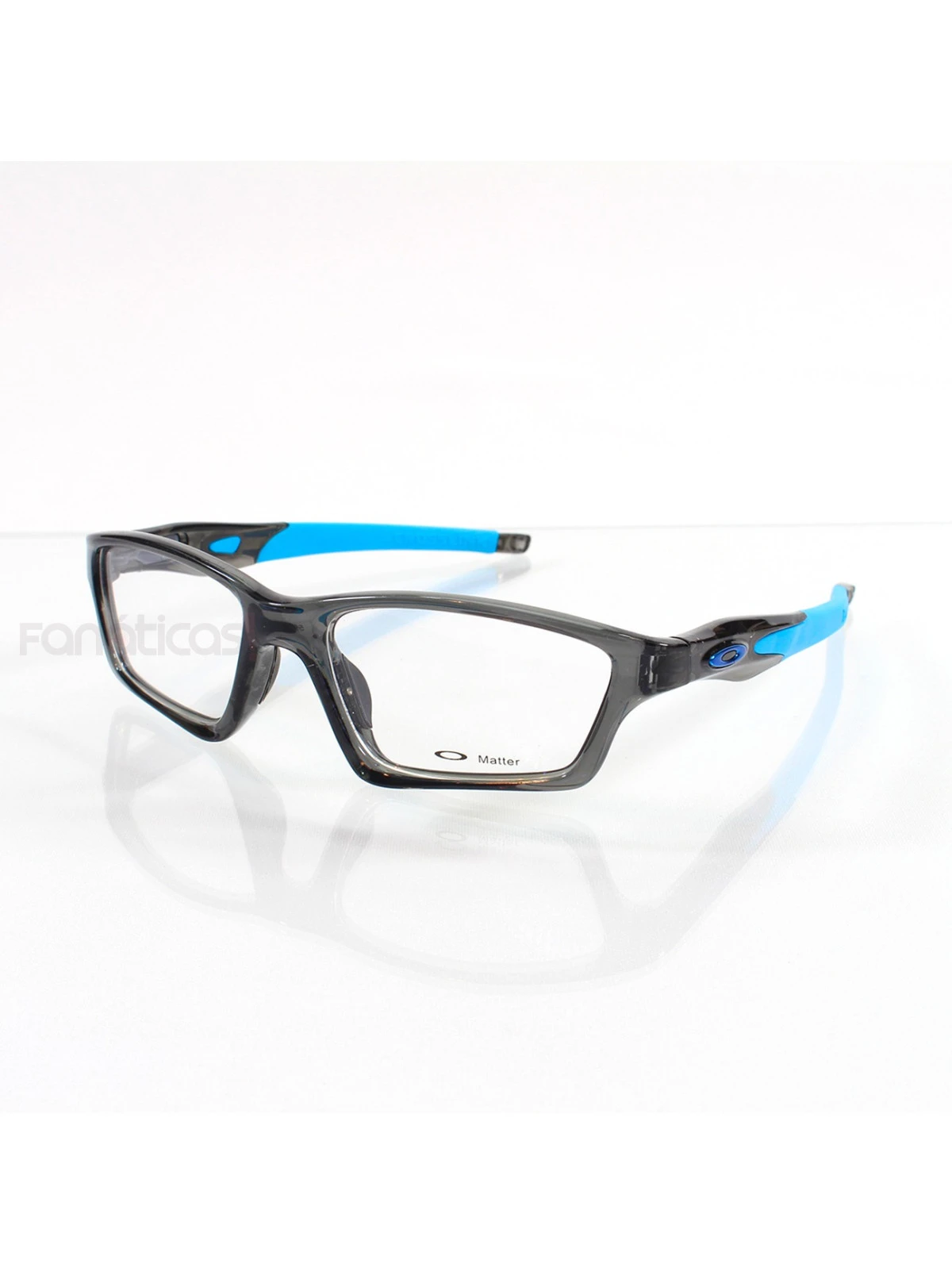 Armacao de Óculos Crosslink OX8031 Cinza Translúcido e Azul