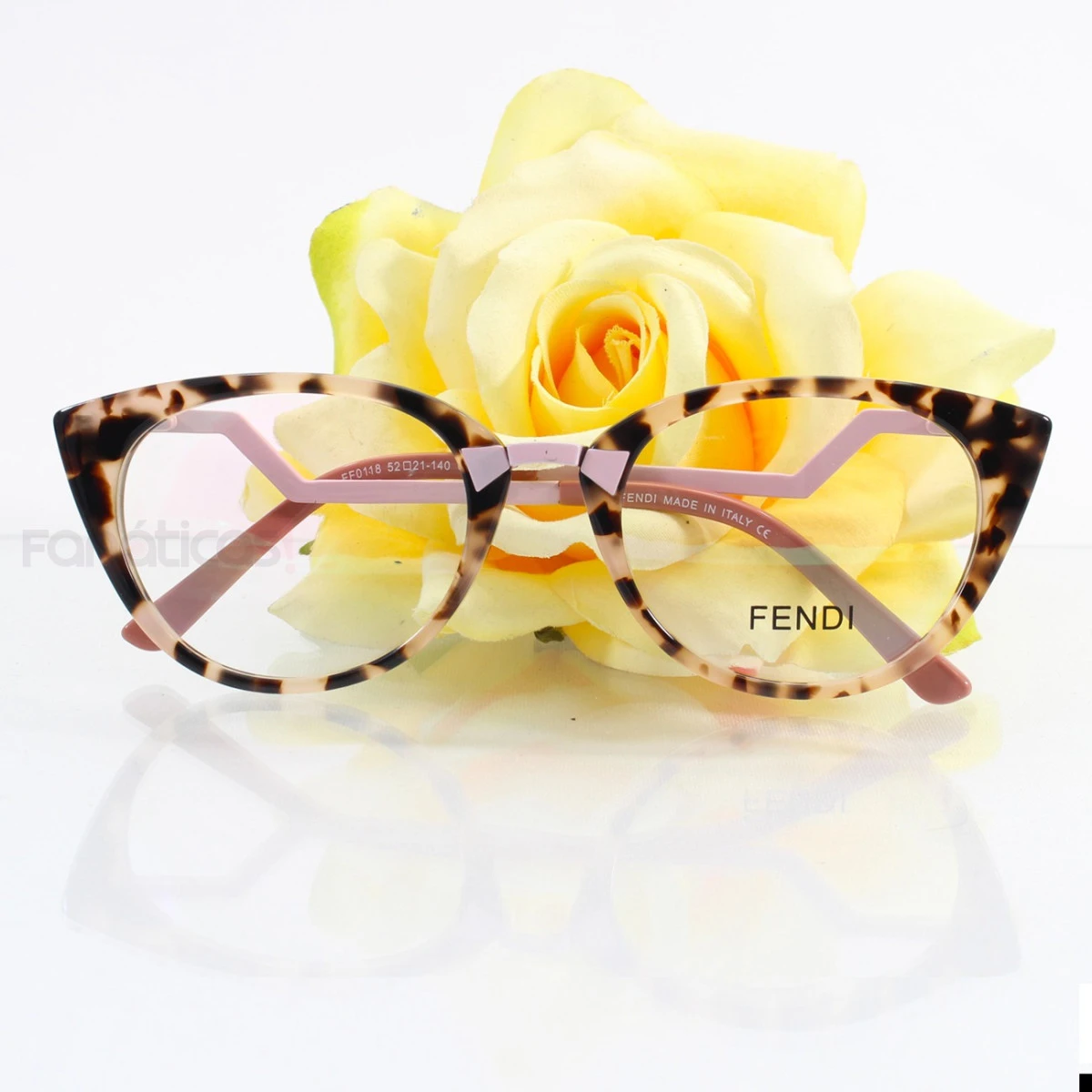 Óculos Armação de Grau Orchidea FF 0119 - Tartaruga Rosa