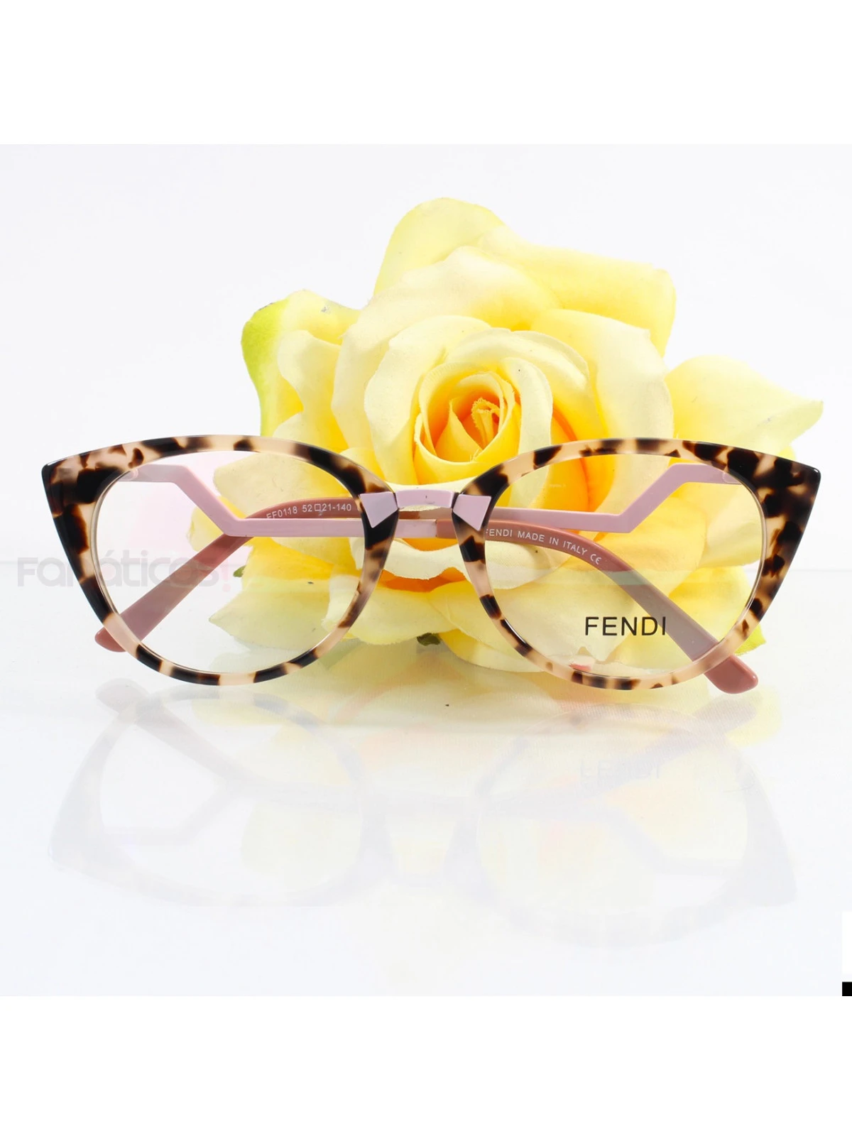 Óculos Armação de Grau Orchidea FF 0119 - Tartaruga Rosa