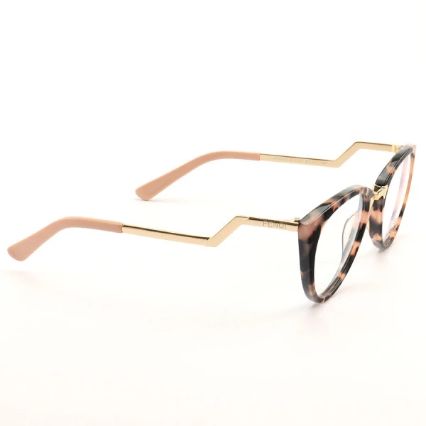 Armação de Óculos Gatinho Orchidea FF0118 Rosa Tartaruga