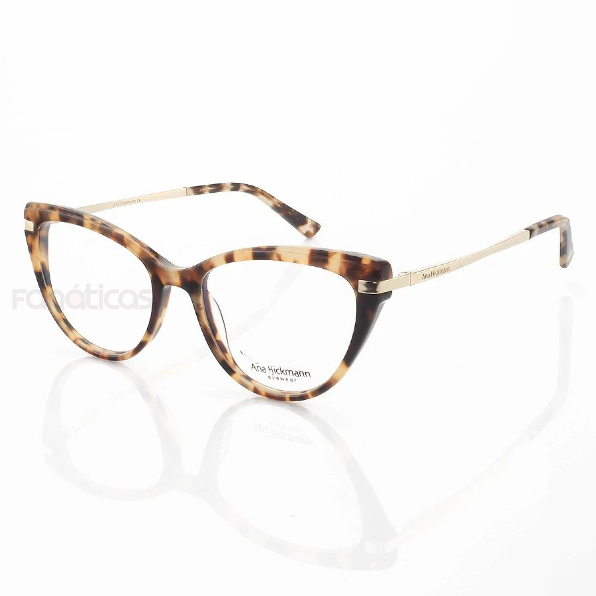 Armação de Óculos Gatinho AH6368 Rosa Tartaruga