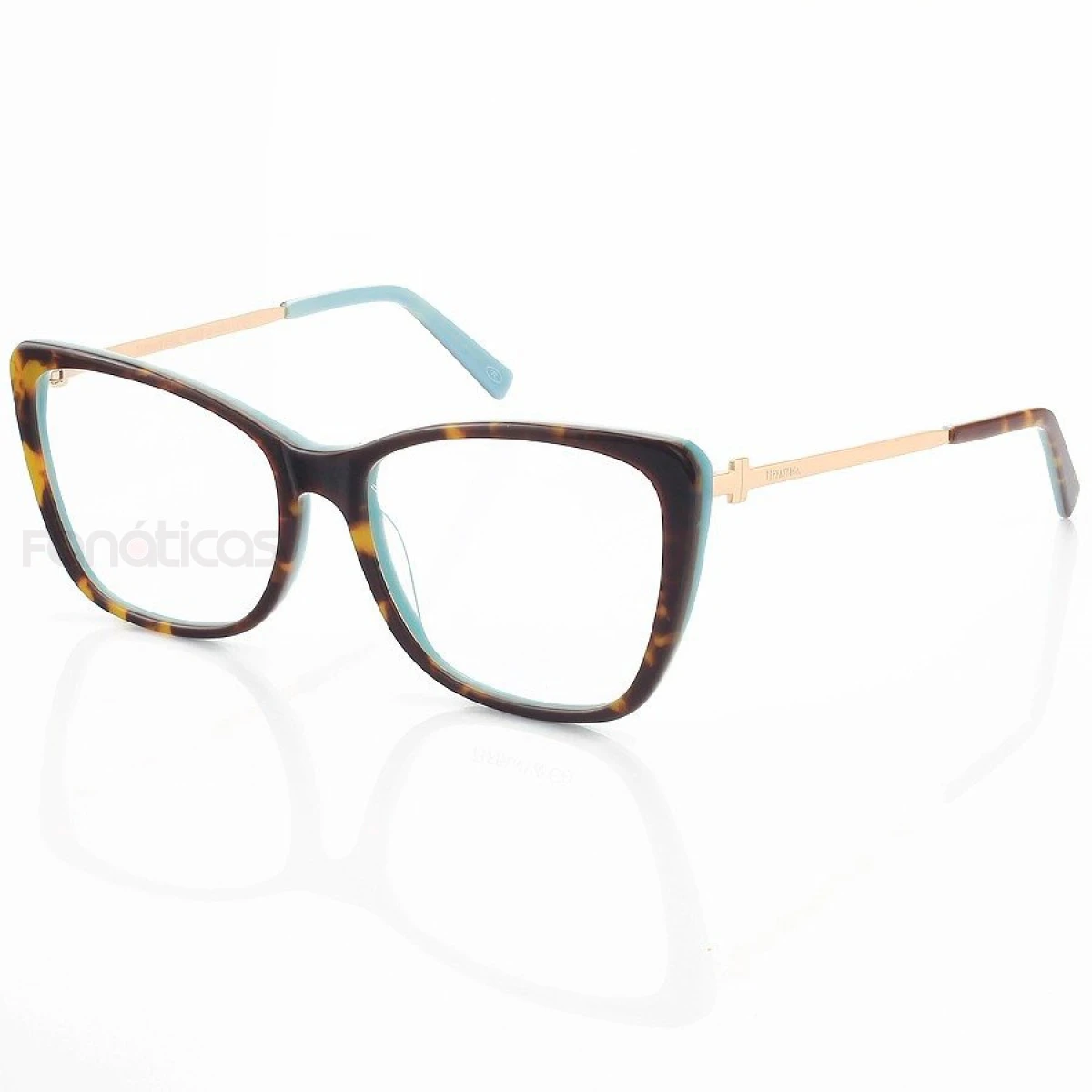 Armação de Óculos Quadrada TF2162 Tartaruga e Azul