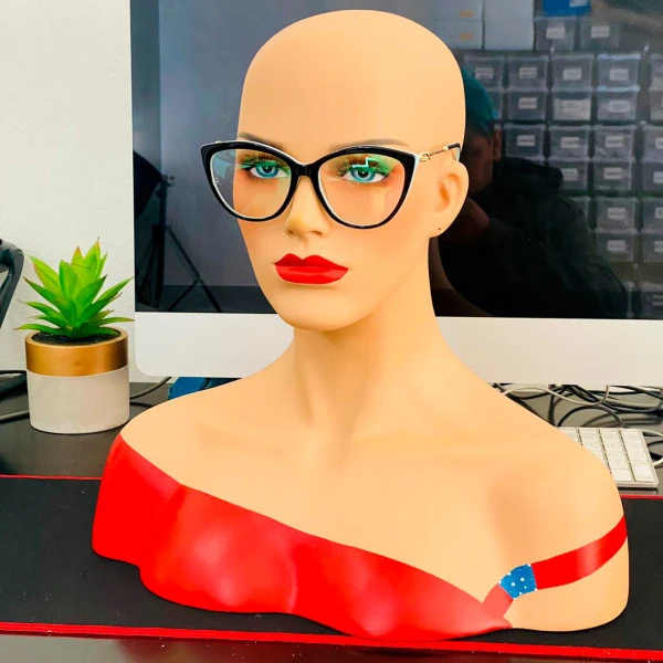 Armação de Óculos Gatinho TF2161B Preto e Azul