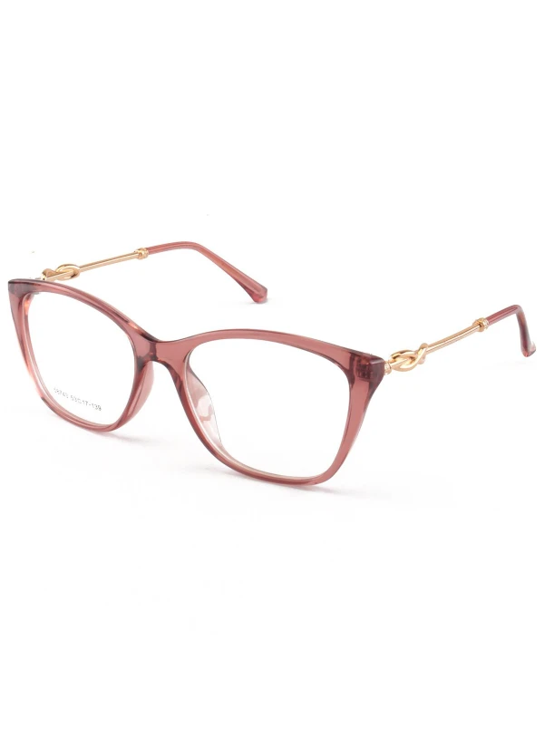 Armação de Óculos Quadrada TF2160 Rosa Translúcido