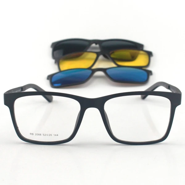 Armação de Óculos Clipon RB2088 3 Lentes - Preto