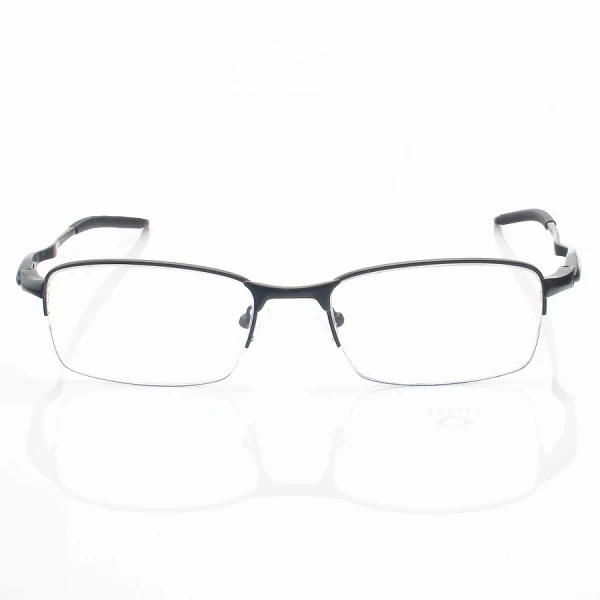 Armação de Óculos Retangular Meio Aro Evade OX3208 Preto