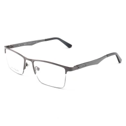 Armacao de Óculos Masculina Meio Aro FN9128 Grafite