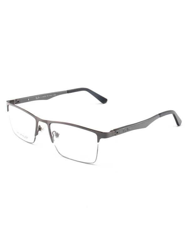 Armacao de Óculos Masculina Meio Aro FN9128 Grafite