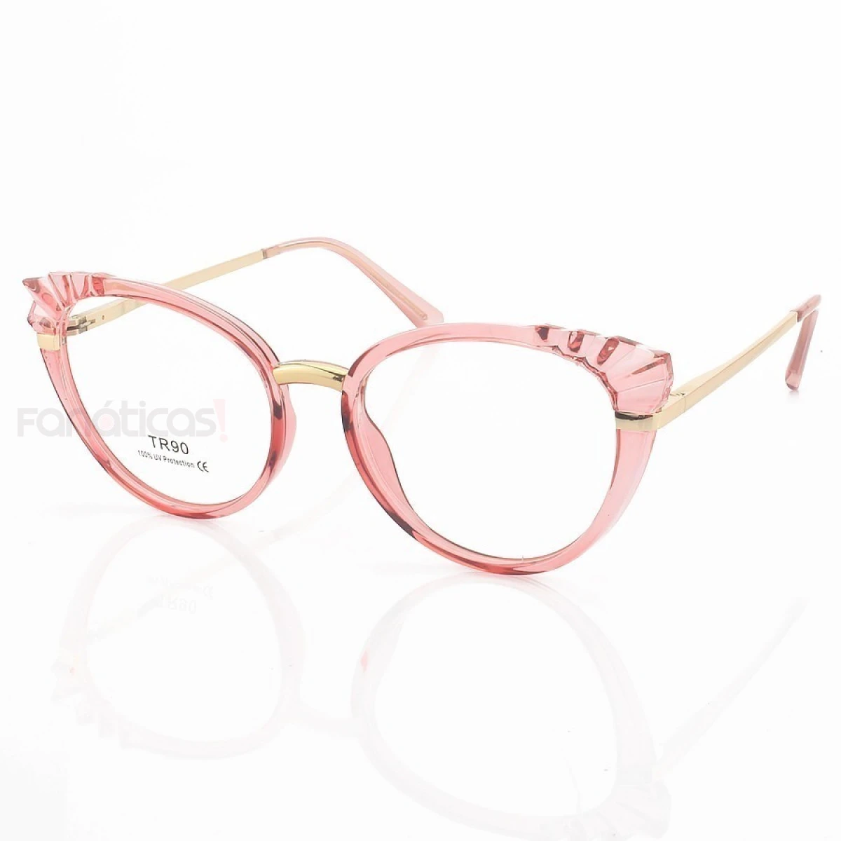 Armação de Óculos Oval DG5051 Diamante Rosa