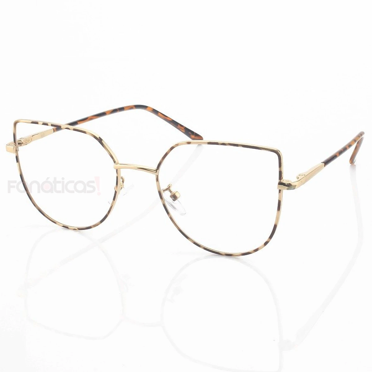 Armação de Óculos Gatinho Celeste LQ95635 Onça