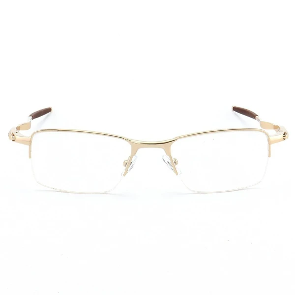 Armação de Óculos Retangular Meio Aro Evade 3208 Dourado