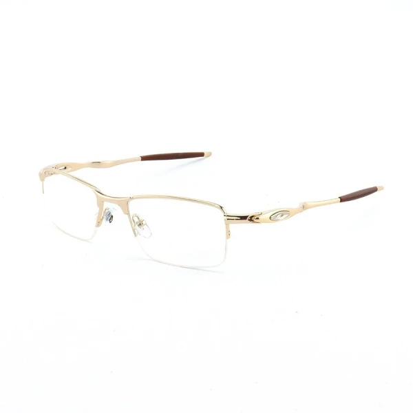 Armação de Óculos Retangular Meio Aro Evade 3208 Dourado