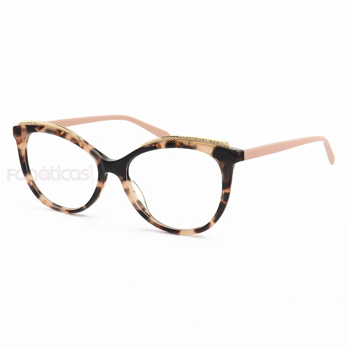 Armação de Óculos Gatinho TF2147 Rosa Tartaruga