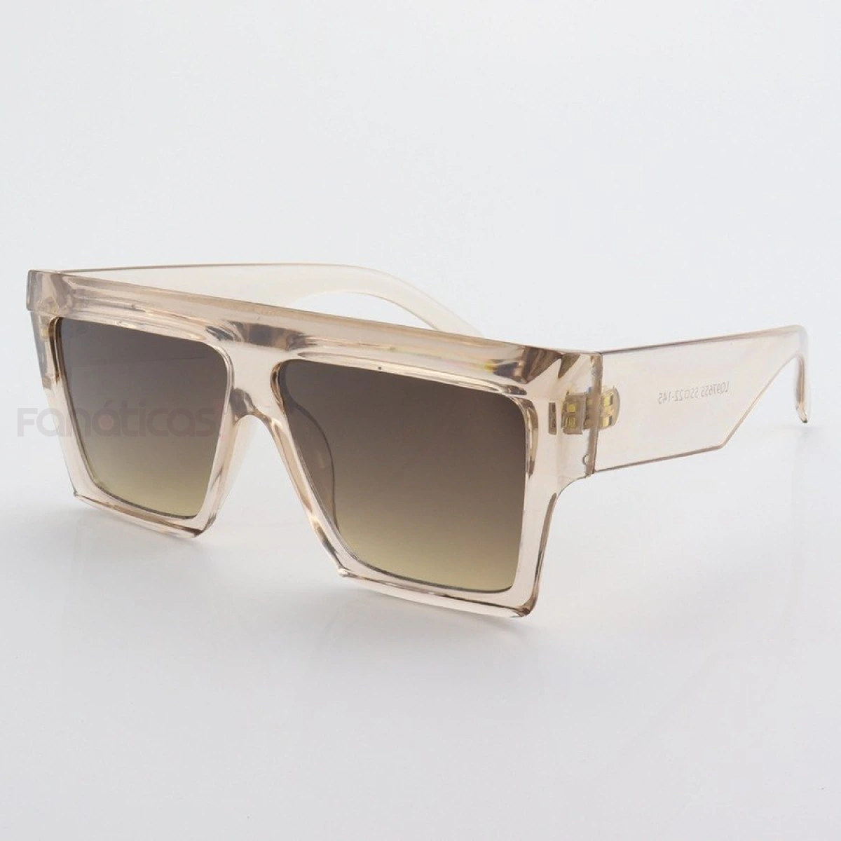 Óculos Block - Creme Transparente