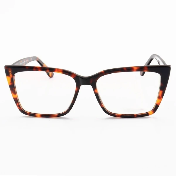 Armação de Óculos Quadrada  DG5031 Marrom Tartaruga