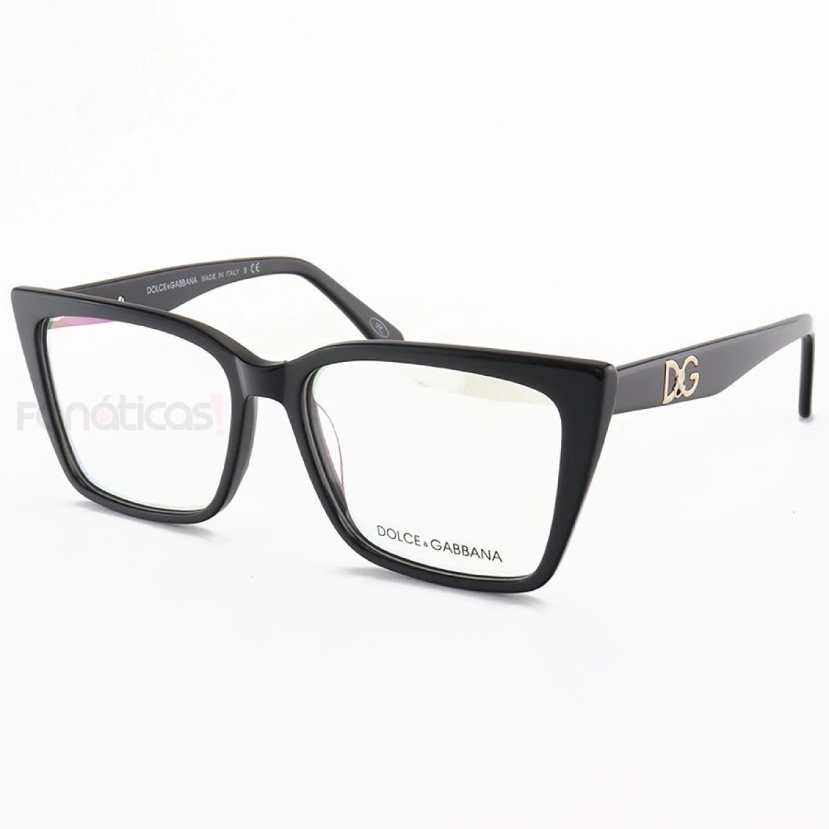 Armação de Óculos Quadrada DG5031 Preto
