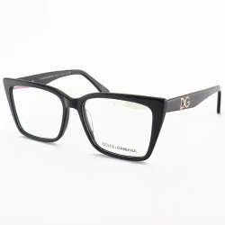 Armação de Óculos Quadrada DG5031 Preto