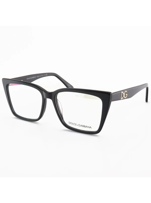 Armação de Óculos Quadrada DG5031 Preto
