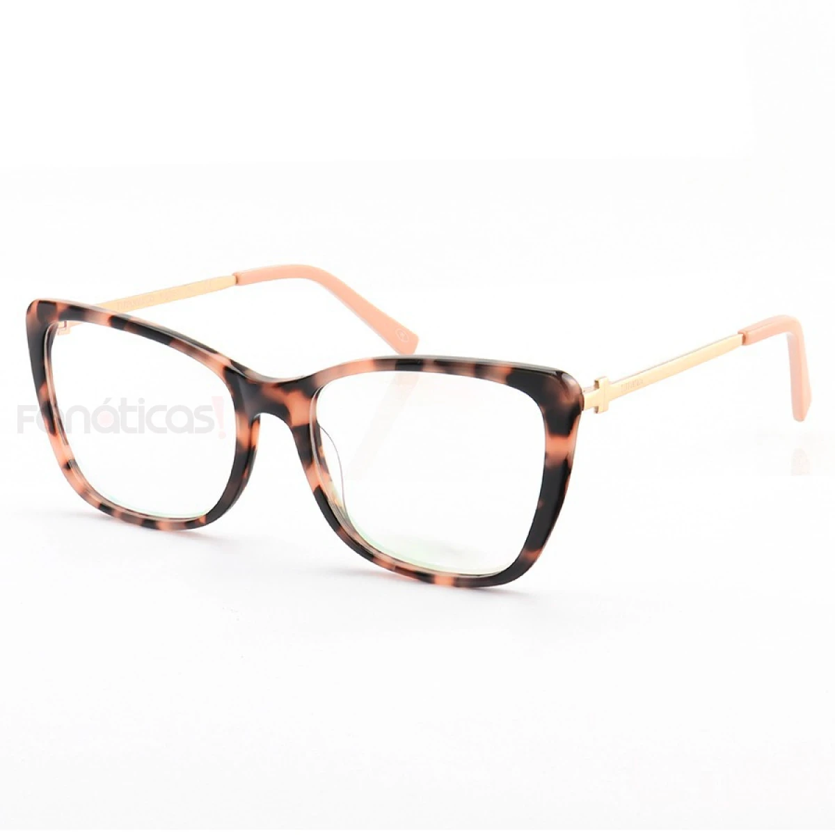 Armação de Óculos Quadrada TF2162 Tartaruga Rosa