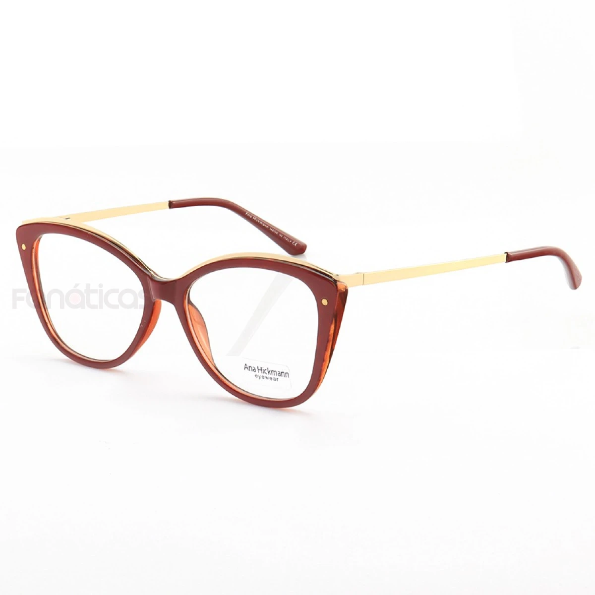 Armação de Óculos Gatinho Ana Hickmann AH6325 Vermelho
