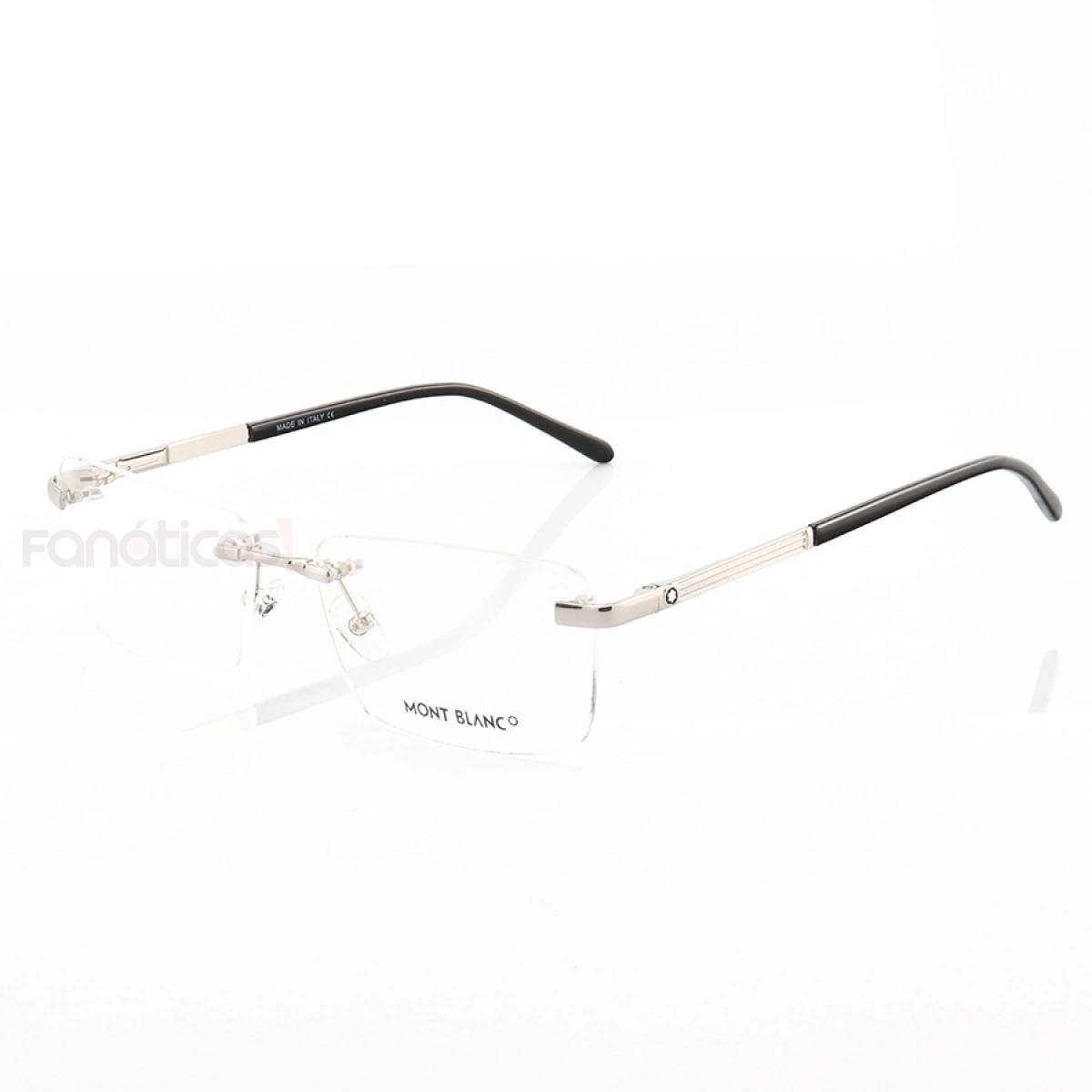 Armação de Óculos Retangular Flutuante MB0030O Prata