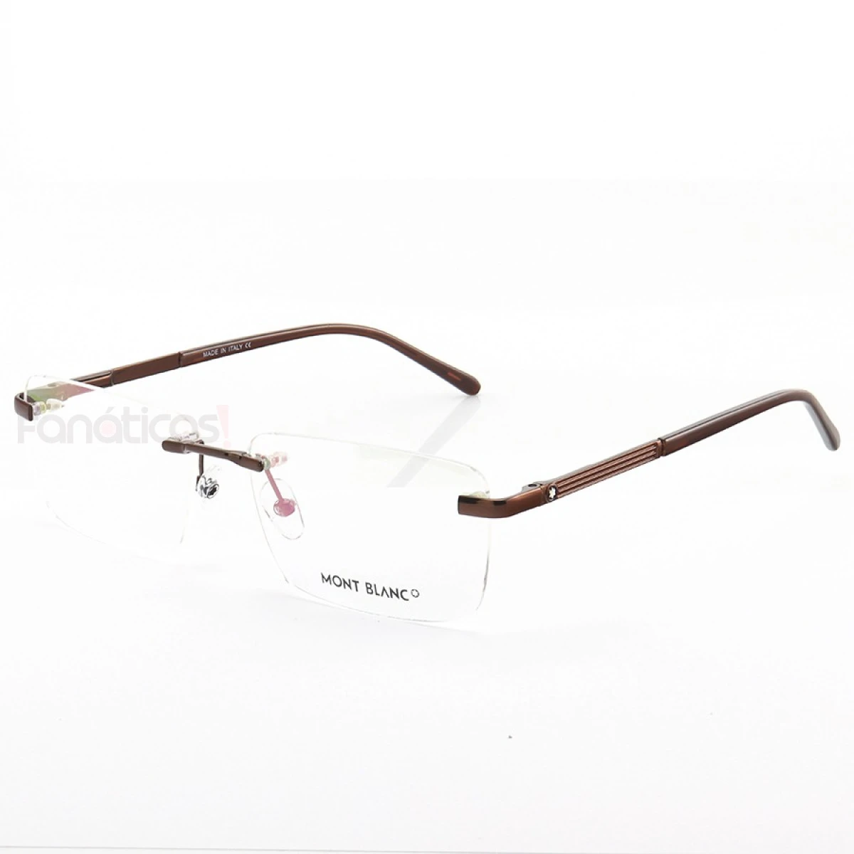 Armação de Óculos Retangular Flutuante MB0030O Marrom