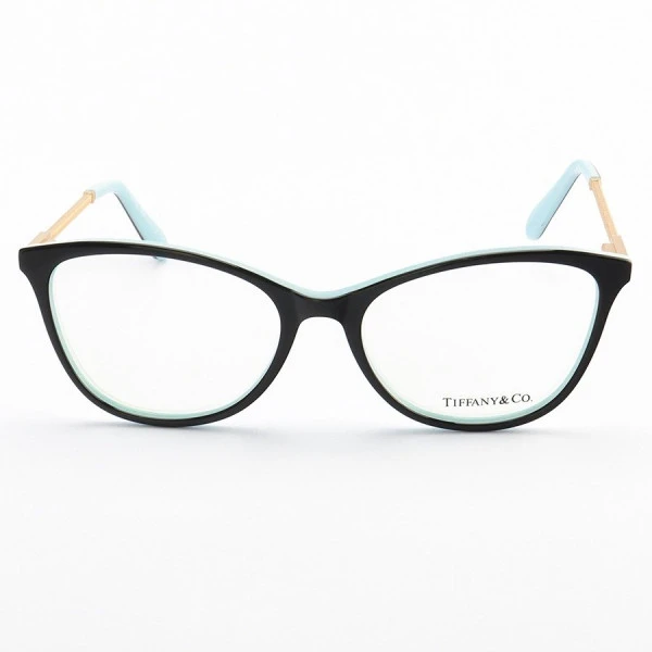 Armação de Óculos Oval TF2668 Preto e Azul