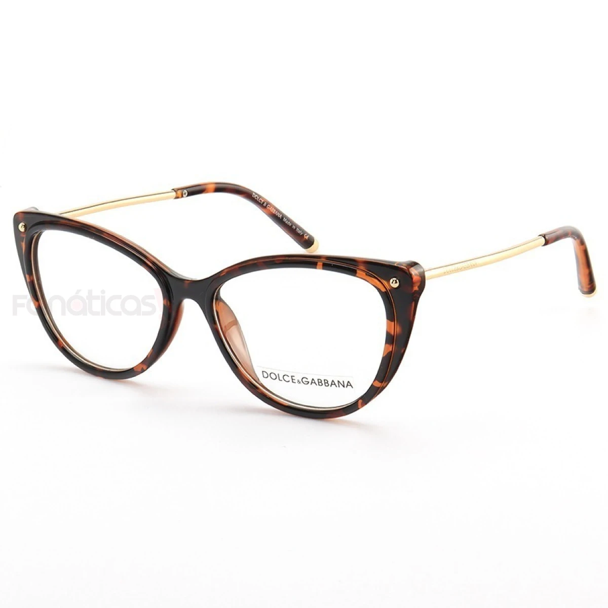 Armação de Óculos Gatinho DG3091 Marrom Tartaruga