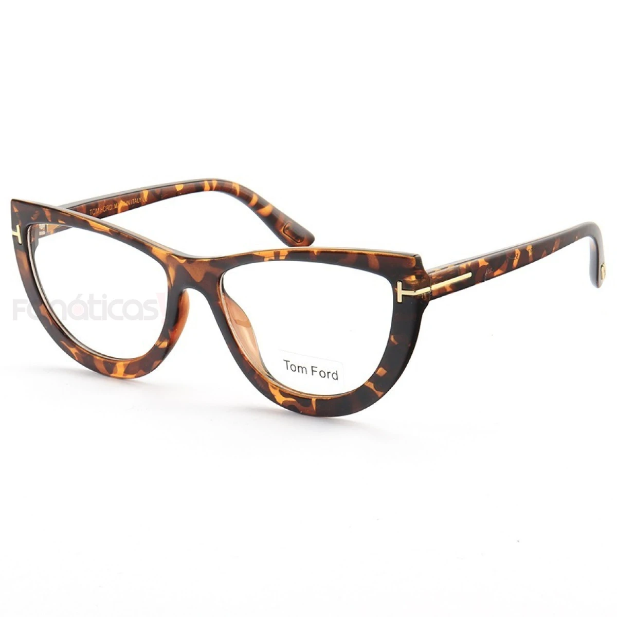 Armação de Óculos Gatinho  LQ97661 Marrom Tartaruga