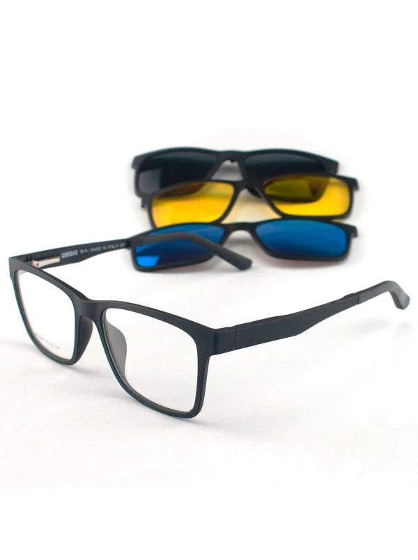 Armação de Óculos Clipon RB2126 3 Lentes Preto