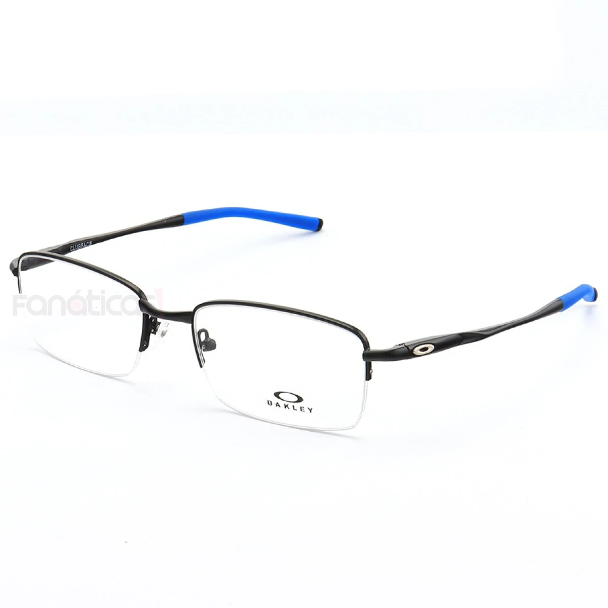 Armação de Óculos Meio Aro Clubface OX3102 Preto e Azul