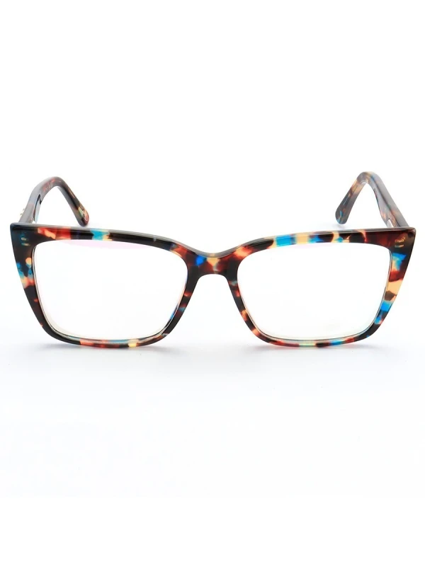 Armação de Óculos Quadrada  DG5031 Azul Tartaruga