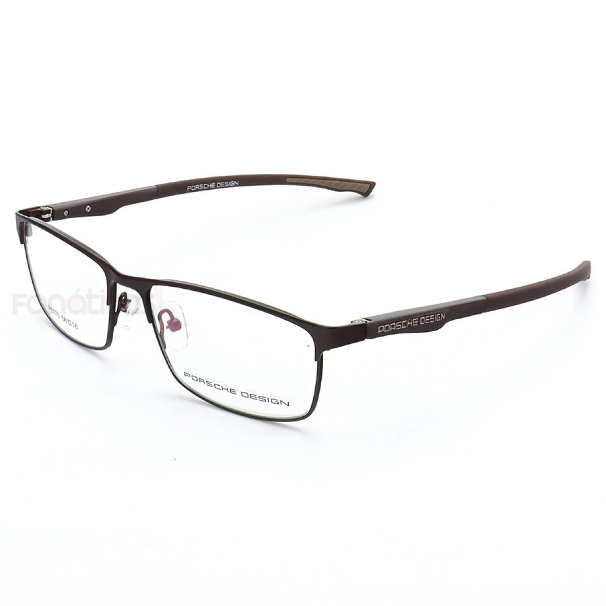 Armação de Óculos Design P8770 Marrom