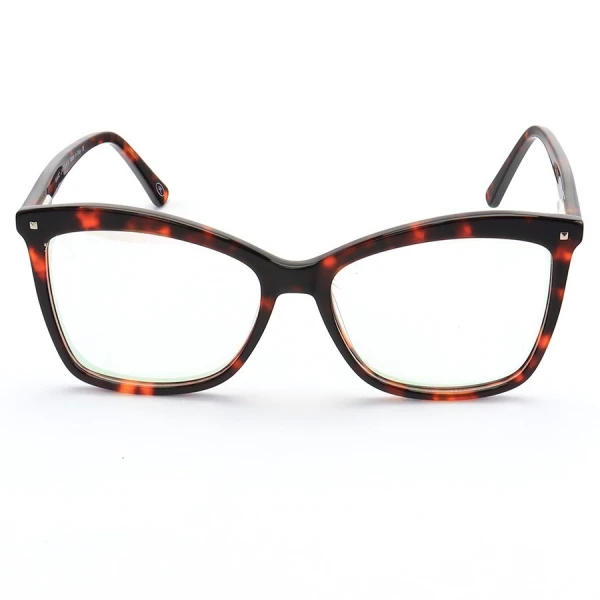 Armação de Óculos Quadrada MJ2017 Marrom Tartaruga