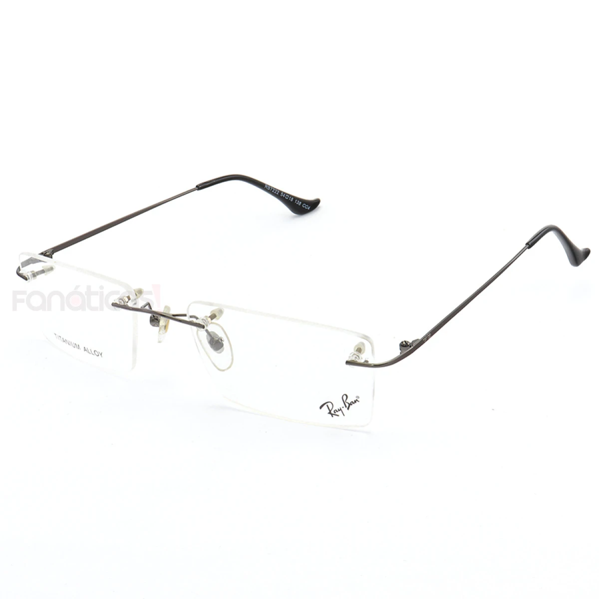 Armação de Óculos Retangular Flutuante Titanium RB7222 Grafite