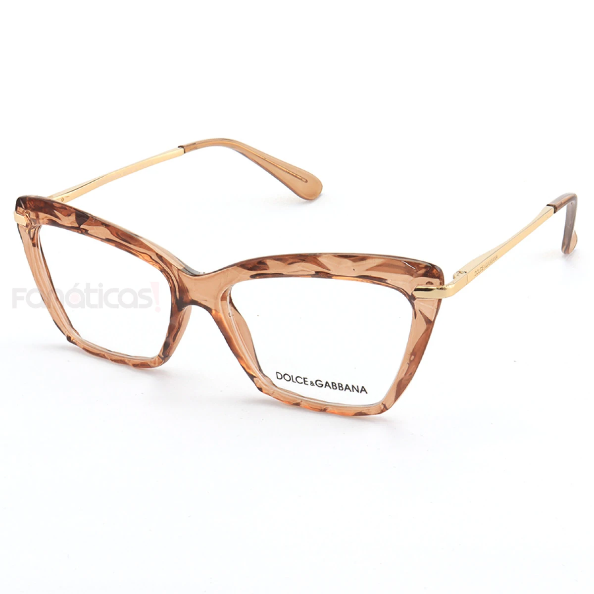 Armação de Óculos Gatinho DG5025 Terracota