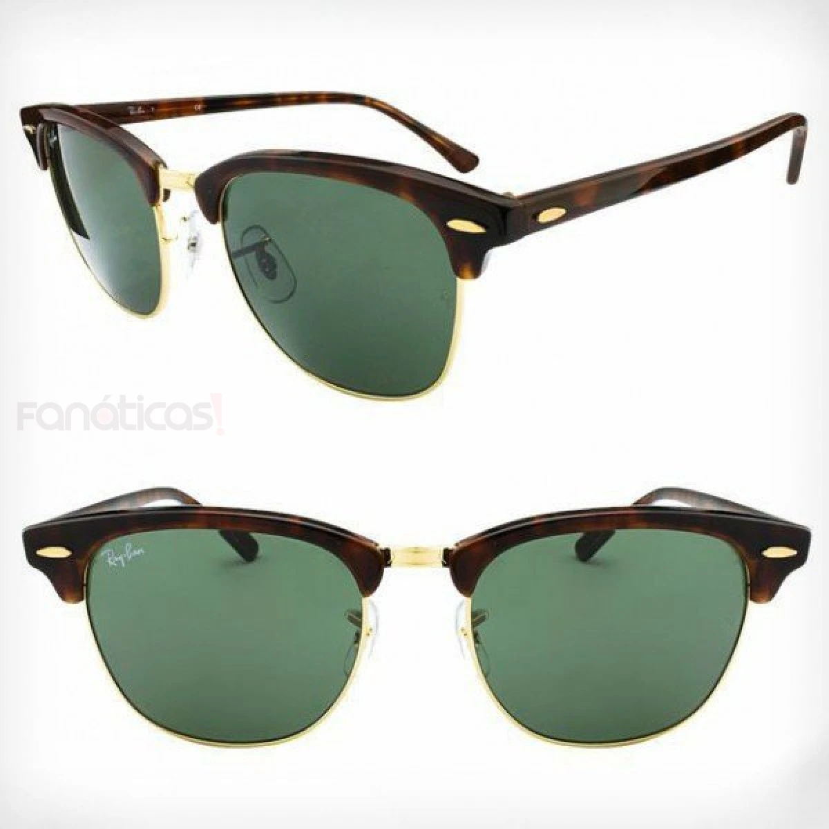Óculos De Sol Clubmaster RB 3016 Tartaruga