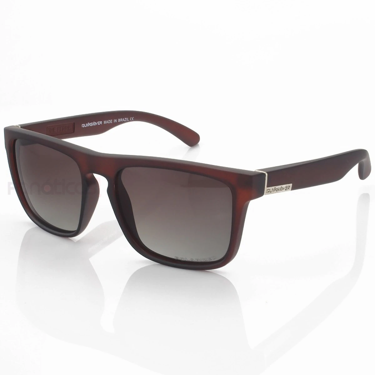 Óculos de Sol Quiksilver The Ferris Marrom Fosco e Lente Marrom