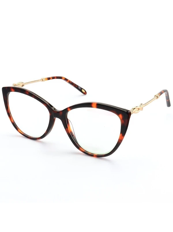 Armação de Óculos Gatinho TF2161 Marrom Tartaruga