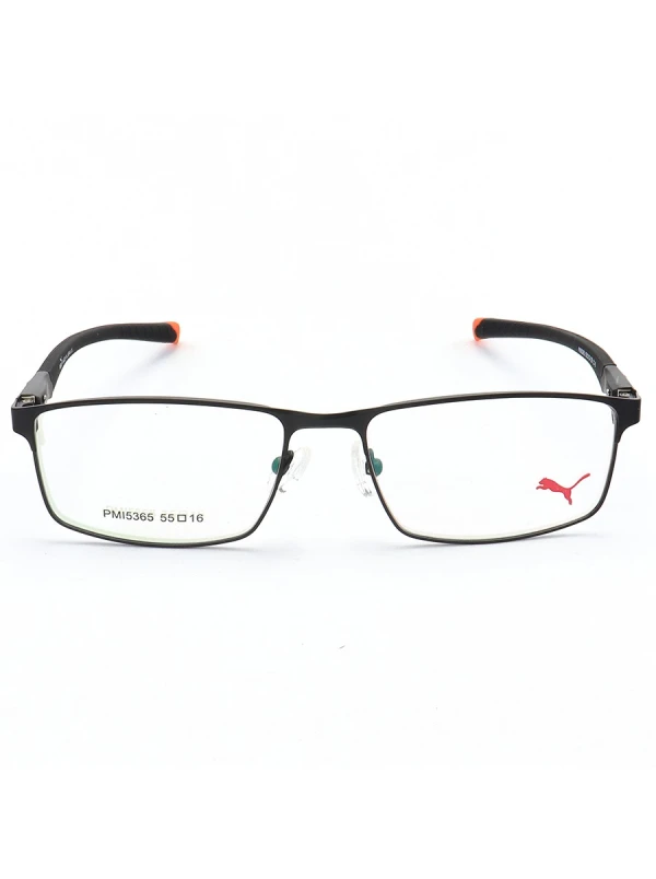 Armação de Óculos Retangular PM15365 C1-6 Preto e Laranja
