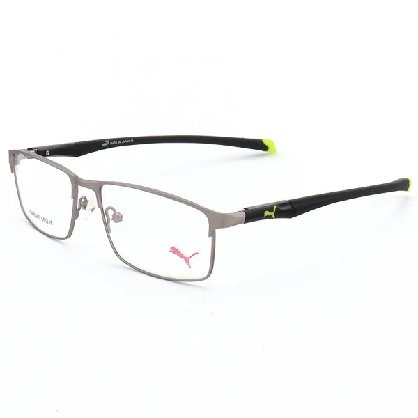 Armação de Óculos Retangular PM15365 C2-4 Cinza e Verde
