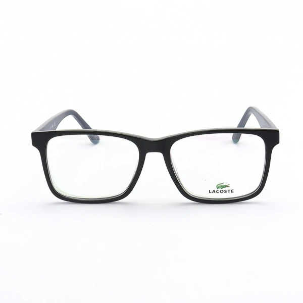 Armação de Óculos Retangular L2741 Preta e Cinza