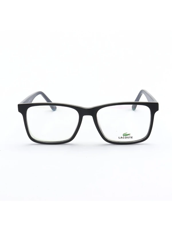 Armação de Óculos Retangular L2741 Preta e Cinza