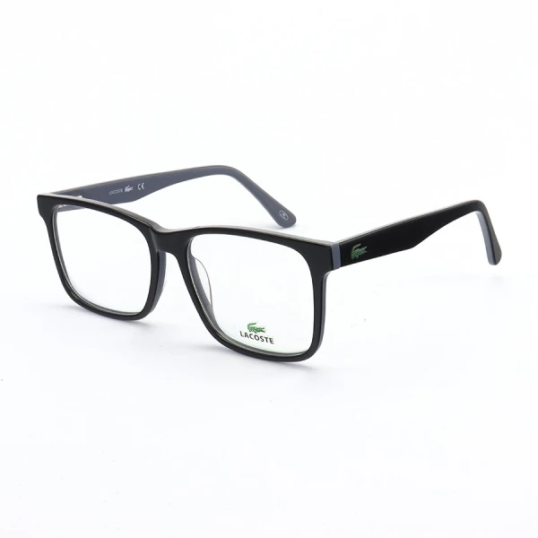 Armação de Óculos Retangular L2741 Preta e Cinza