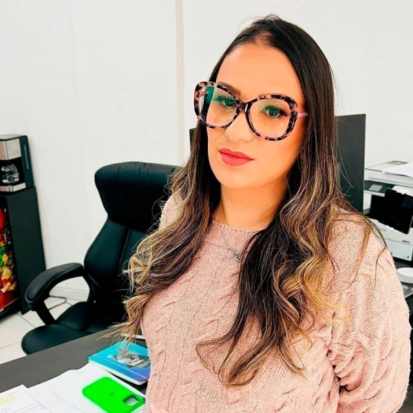 Armação de Óculos Quadrada CL00110 Rosa Tartaruga