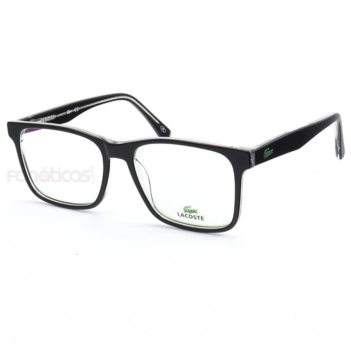 Armação de Óculos Retangular L2741 Preto Clear