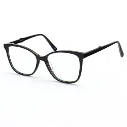 Armação de Óculos Quadrada  PC8470 Preto