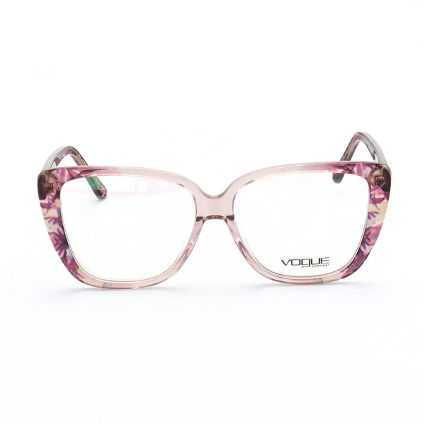 Armação de Óculos Quadrada VO5413 Floral