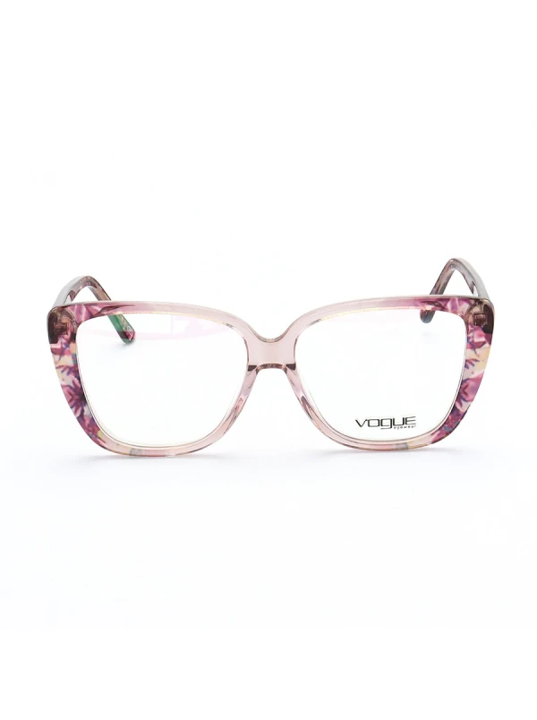 Armação de Óculos Quadrada VO5413 Floral